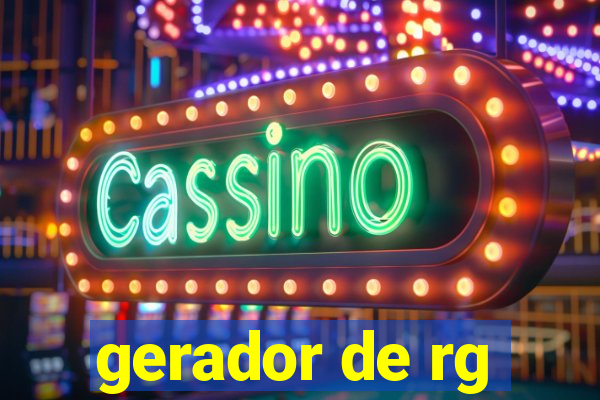 gerador de rg